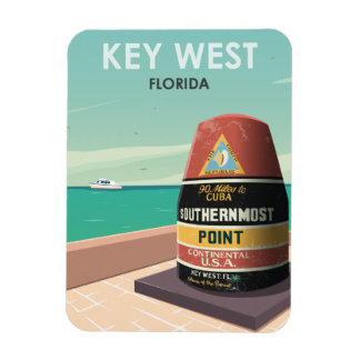 Key West Florida Mile Zero Magnet