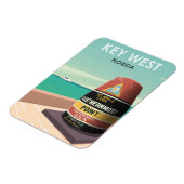 Key West Florida Mile Zero Magnet (Linke Seite)