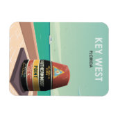 Key West Florida Mile Zero Magnet (Horizontal)