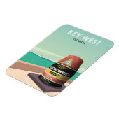 Key West Florida Mile Zero Magnet (Linke Seite)