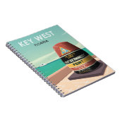 Key West Florida Mile Zero Notizblock (Rechte Seite)
