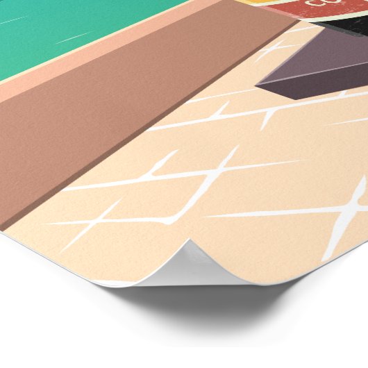 Key West Florida Mile Zero Poster (Ecke)