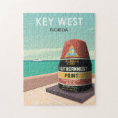 Key West Florida Mile Zero Puzzle (Vertikal)