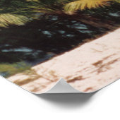 Key West Florida mit Palmen Poster (Ecke)