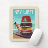 Key West | Florida Mousepad (Mit Mouse)