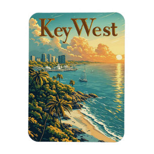 Key West Florida Old Town Küstencharme Magnet