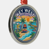 Key West Florida Ornament Aus Metall (Rechts)