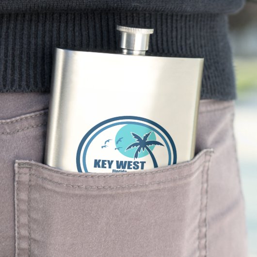 Key West Florida Palm Tree Birds Flachmann (Beispiel)