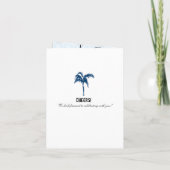 Key West Florida Pass Einladung zur Hochzeit (Rückseite)