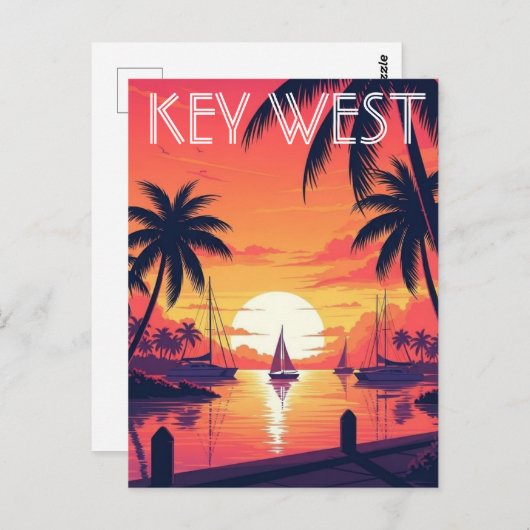 Key West Florida Postcard Postkarte (Vorne/Hinten)