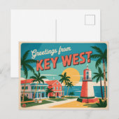 Key West, Florida Postkarte (Vorne/Hinten)