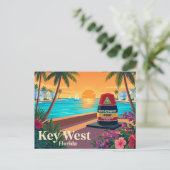 Key West Florida Postkarte (Stehend Vorderseite)