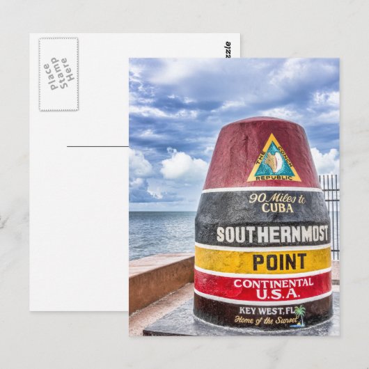 Key West Florida Postkarte (Vorne/Hinten)