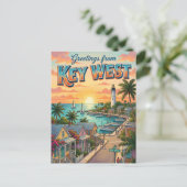Key West, Florida Postkarte (Stehend Vorderseite)