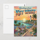 Key West, Florida Postkarte (Vorne/Hinten)