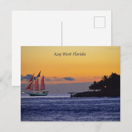 Key West Florida Postkarte (Vorne/Hinten)