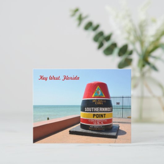 Key West Florida Postkarte (Stehend Vorderseite)