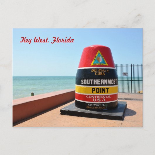 Key West Florida Postkarte (Vorderseite)