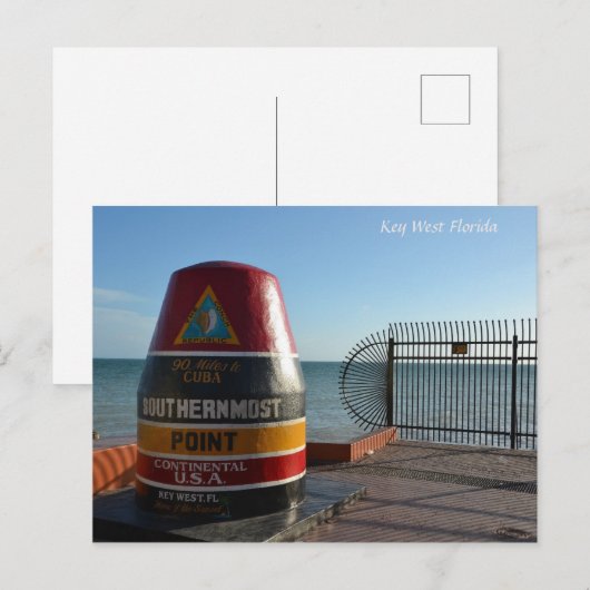 Key West Florida Postkarte (Vorne/Hinten)