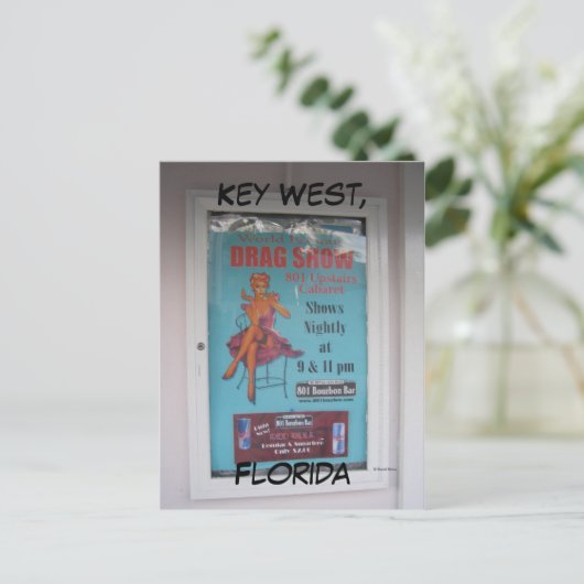 Key West, Florida Postkarte (Stehend Vorderseite)