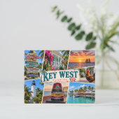 Key West Florida Postkarte (Stehend Vorderseite)