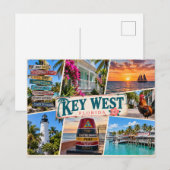 Key West Florida Postkarte (Vorne/Hinten)
