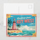 Key West, Florida Postkarte (Vorne/Hinten)