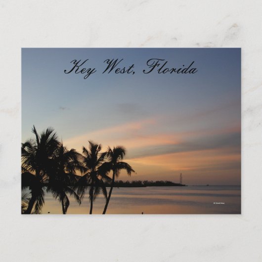 Key West, Florida Postkarte (Vorderseite)
