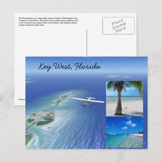 Key West, Florida Postkarte (Vorne/Hinten)