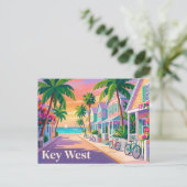 Key West Florida Postkarte (Stehend Vorderseite)