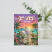 Key West Florida Postkarte (Stehend Vorderseite)
