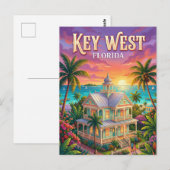 Key West Florida Postkarte (Vorne/Hinten)