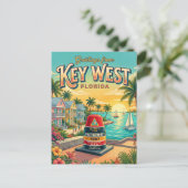 Key West Florida Postkarte (Stehend Vorderseite)
