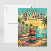 Key West Florida Postkarte (Vorne/Hinten)