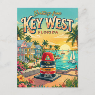 Key West Florida Postkarte