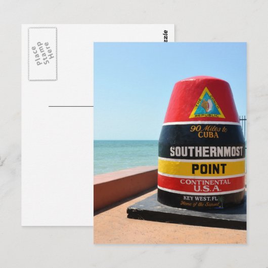 Key West Florida Postkarte (Vorne/Hinten)