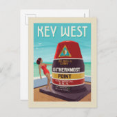 Key West | Florida Postkarte (Vorne/Hinten)