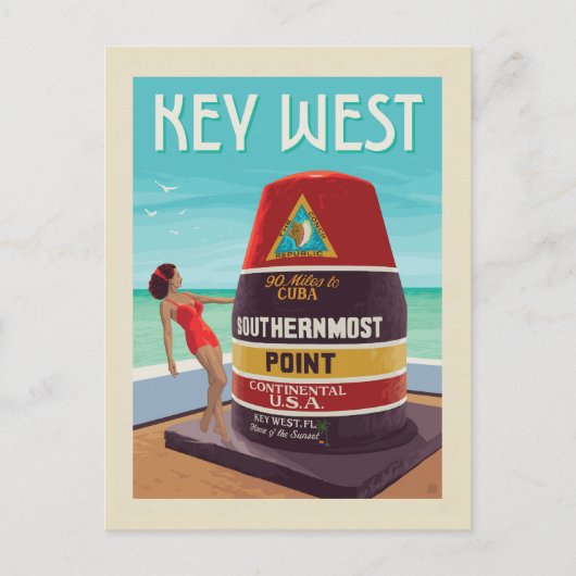 Key West | Florida Postkarte (Vorderseite)