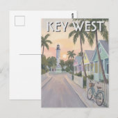 Key West Florida Reise Postkarte (Vorne/Hinten)