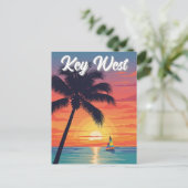 Key West Florida Reise Postkarte (Stehend Vorderseite)