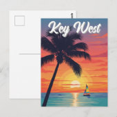 Key West Florida Reise Postkarte (Vorne/Hinten)