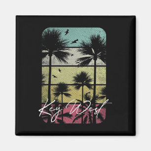 Key West Florida Retro Vintage Strand Surfen Surfs Magnet