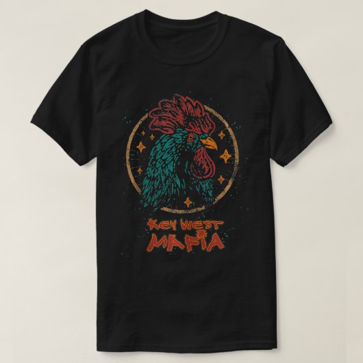Key West, Florida  Rooster  T-Shirt (Design vorne)