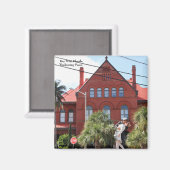 Key West Florida, Sailor küsst Krankenschwester Zw Magnet (Vorderseite/Rückseite)