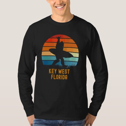 Key West Florida Sasquatch Souvenir T-Shirt (Vorderseite)