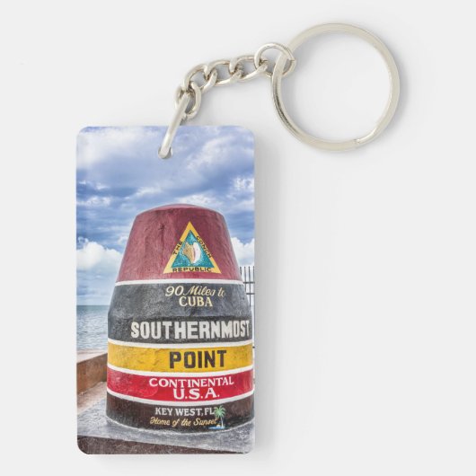 Key West Florida Schlüsselanhänger (Rückseite)