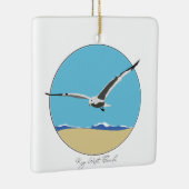 Key West, Florida Sea Gull am Strand Keramikornament (Rechts)