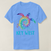 Key West Florida Sea Turtle Hibiskus Gefärbte Kraw T-Shirt (Design vorne)