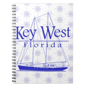 Key West Florida Segeln Notizblock