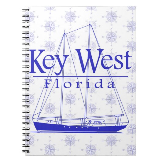Key West Florida Segeln Notizblock (Vorderseite)